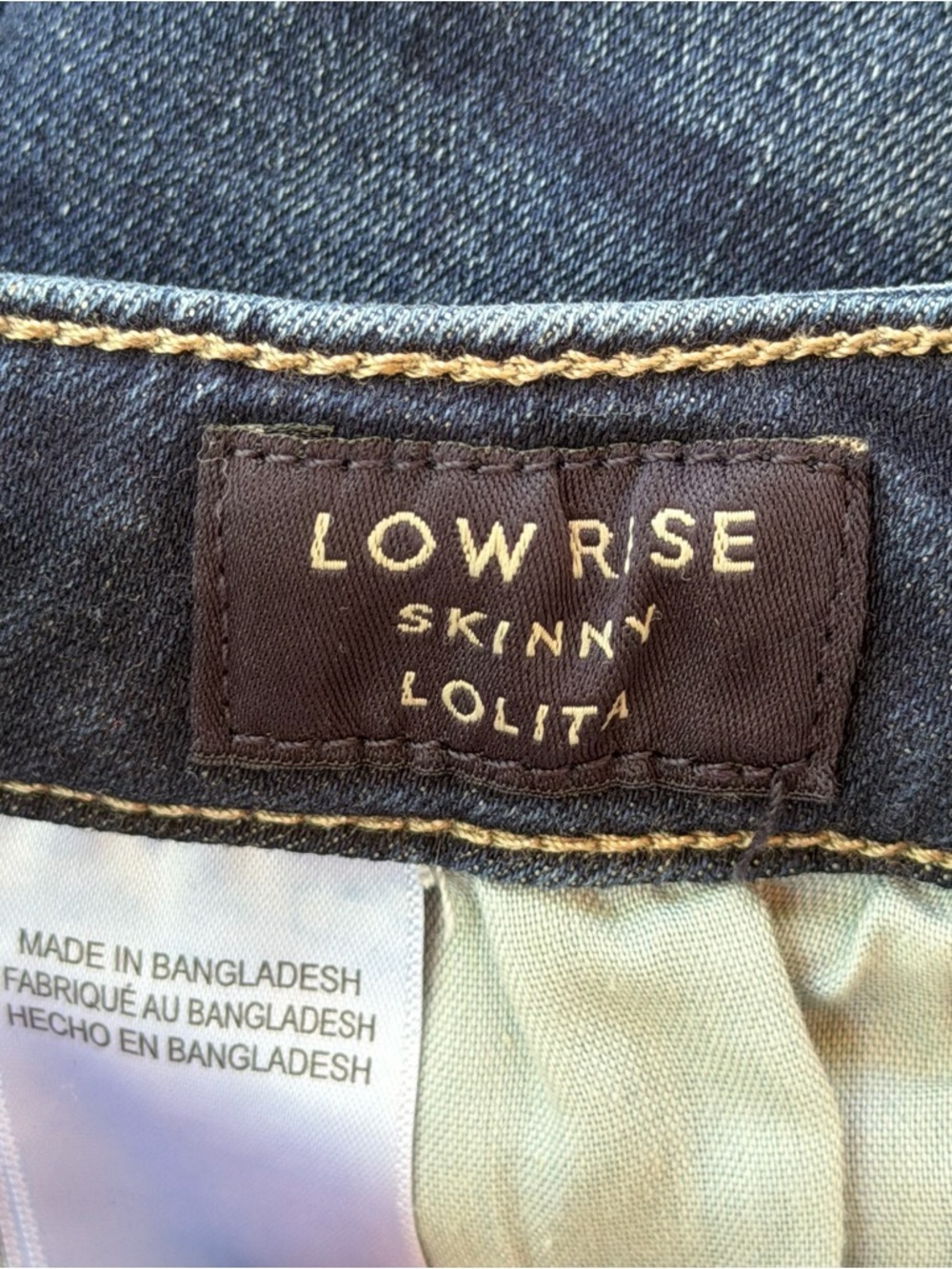 Woman’s Lucky Brand 🍀Denim Jeans Low Rise Skinny Size 6/28 R - Picture 9 of 12
